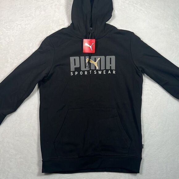 PUMA Sportswear Core Graphic casual sporty Hoodie Pullover NWT Men Small‎ - Picture 1 of 6